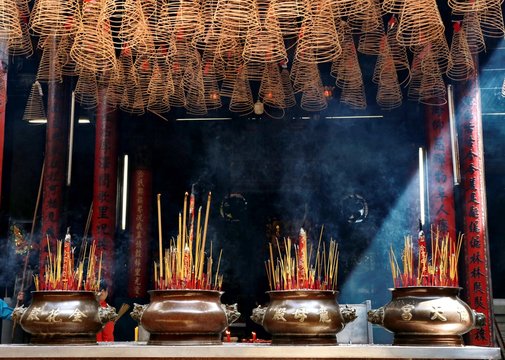 Temple in China Town in Saigon