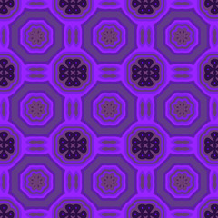 Seamless background pattern with a variety of multicolored lines.