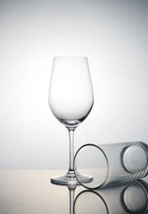 Two glasses of water