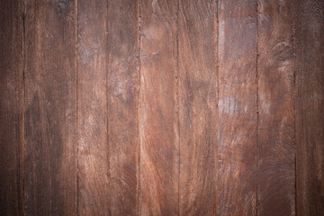 close up of home wall made of brown wooden texture background.