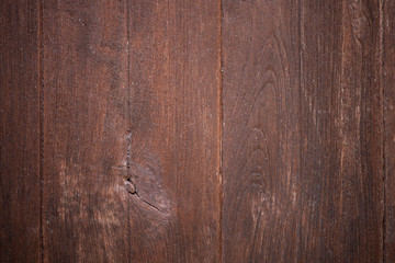 Obraz premium close up of home wall made of brown wooden texture background.