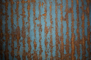 Rusty old metal colorful texture background.