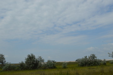 Obraz premium Ukraine.Arabatskaya arrow. Chokrak