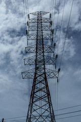 High voltage power pole