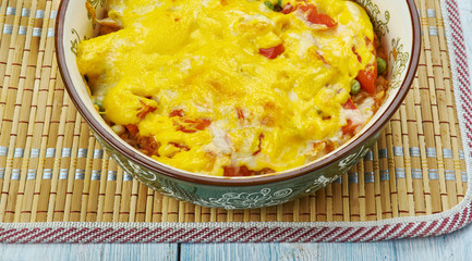 Mexican Beef and Rice Casserole