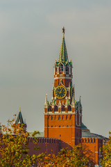 Fototapeta premium Spasskaya (Savior) tower of Moscow Kremlin