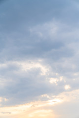 Clouds floating in the sky