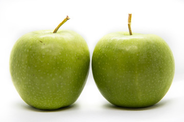 two green Apple