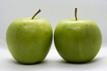 two green Apple