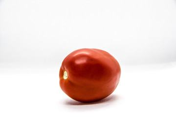one red tomato