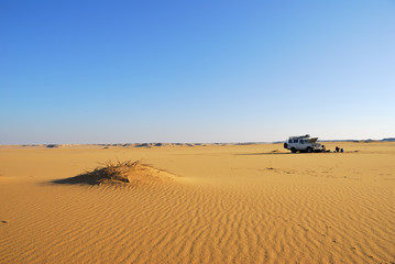 Fototapeta na wymiar Sahara Desert safari, Egypt
