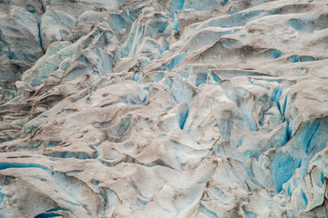 Close-up of a Norwegian glacier