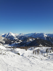 Fototapeta na wymiar View in the alps