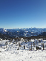 Fototapeta na wymiar View in the alps