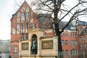 BERLIN, GERMANY- March 11, 2018 : Charite University Medicine Berlin. is one of the largest university hospitals in Europe. BERLIN, GERMANY