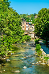 Fototapeta na wymiar The Gere river in Vienne, France
