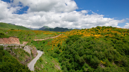 view of a mountain landscape