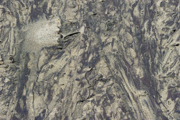 Detail texture of sand at ocean beach.