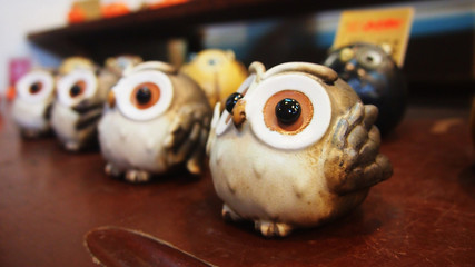 Owl Decorative Porcelain Souvenir