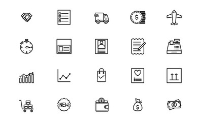 Shopping & E - Commerce - Outline (1). Editable Stroke. 64x64 Pixel perfect.	