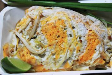 chicken with rice and vegetables.