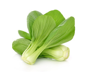 Bok choy (chinese cabbage) isolated on white