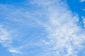 blue sky with white clouds