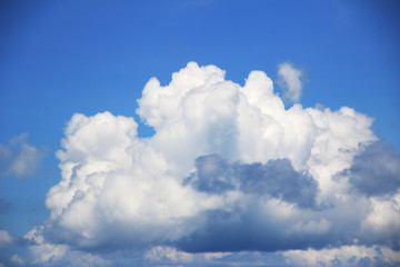 Obraz premium blue sky with white clouds.