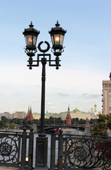 Street, lantern, Kremlin.