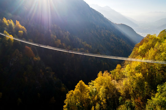 Ponte nel Cielo - Valtartano - Valtellina (IT) - Vista aerea