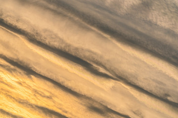 朝焼けの雲　Clouds of sunrise