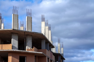 Construction of a new multi-storey residential building