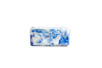 Semi-precious stones and minerals on a white background