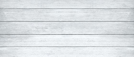 Fototapeta premium White wooden planks background