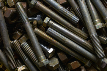 Nuts and bolts background