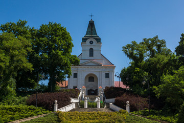 Fototapeta na wymiar Church in Wyszkow, Masovia, Poland