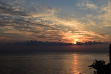 Naklejka premium Sunrise in Argassi, Zakynthos Island