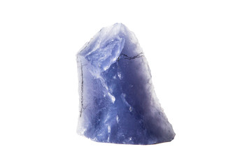 Semi-precious stones and minerals on a white background