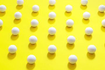 Vivid colorful 3d rendering golf background.