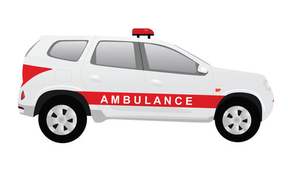 Ambulance. vector illustration