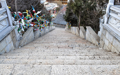 Stairs to Temple