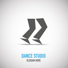 Dancing man logotype