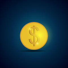 Dollar Coin Icon