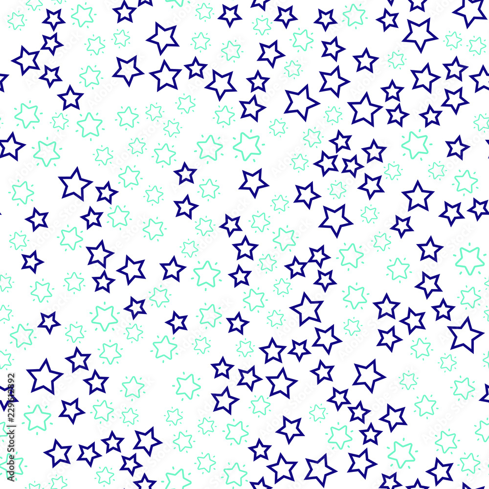 Poster night sky and stars. seamless vector eps 10. flat geometric pattern texture. multicolor abstract bac