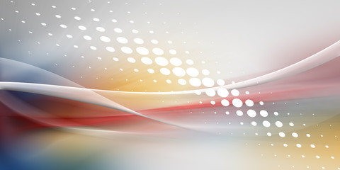 Smooth colorful blur wave background