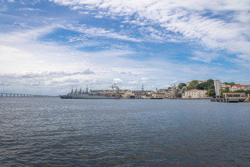 Fototapeta premium Rio de Janeiro downtown skyline and waterfront - Rio de Janeiro, Brazil
