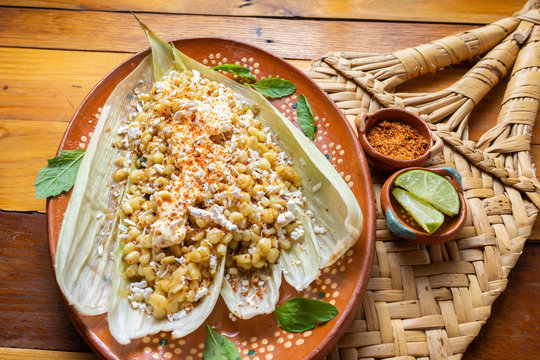 Mexican esquites corn