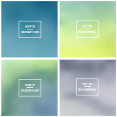 Abstract colorful blurred backgrounds
