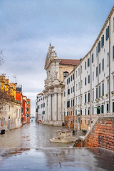 Small Channel Scene, Venice, Italy