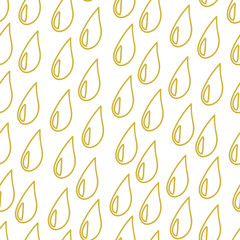 Colorful seamless pattern with rain drops. Vector illustration.